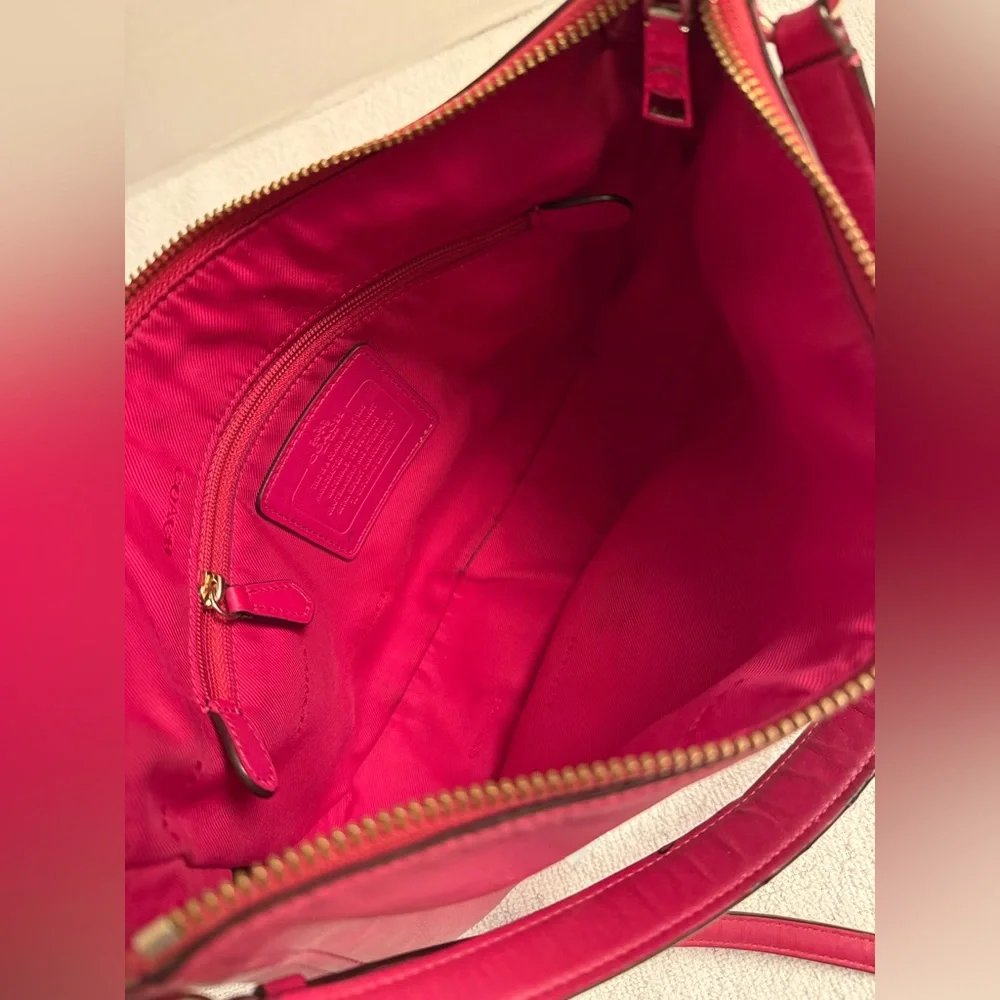 🌸 Vintage Y2K Coach Pink Leather Crossbody / Shoulder Bag 🌸 - Picture 11 of 12